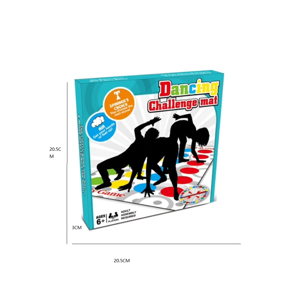 Party Games For 3 People - Jogo Twister de Grande Sucesso, Tapete