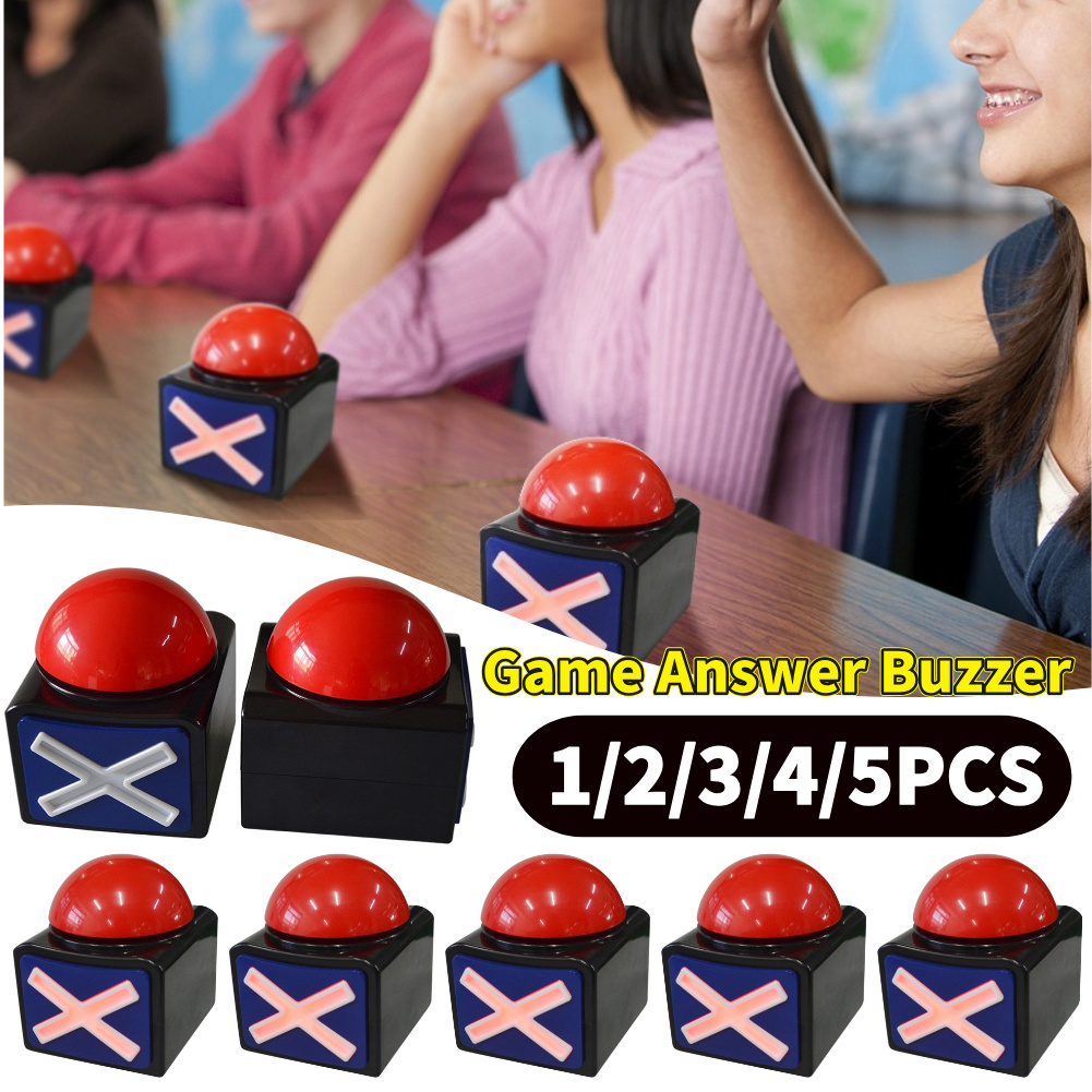 Party Games Quiz For Adults - 1-5 pces jogo resposta buzzer botão