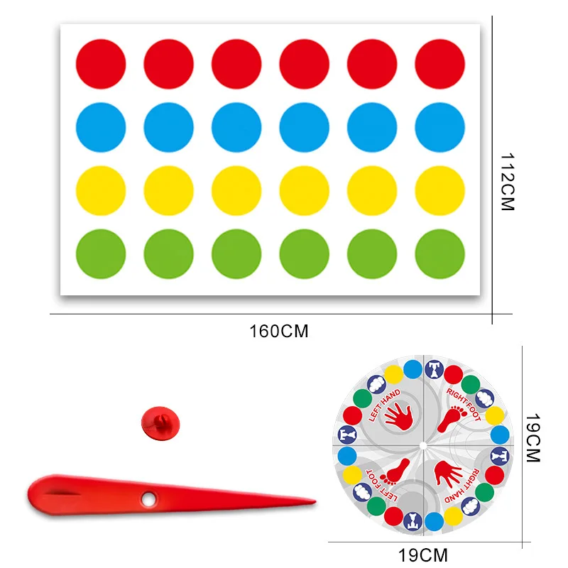 Jogo Twister de Grande Sucesso - Party Games For 3 People avaliação e preço